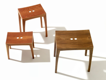 OTTO3 - Low wooden stool by Sixay furniture - view 3